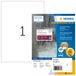 HERMA 10784 Weerbestendige folie-etiketten, 80 vellen, 210 x 297 mm, 1 per A4 vel, 80 stuks, zelfklevend, bedrukbaar, mat, blanco zelfklevende etiketten van folie, wit