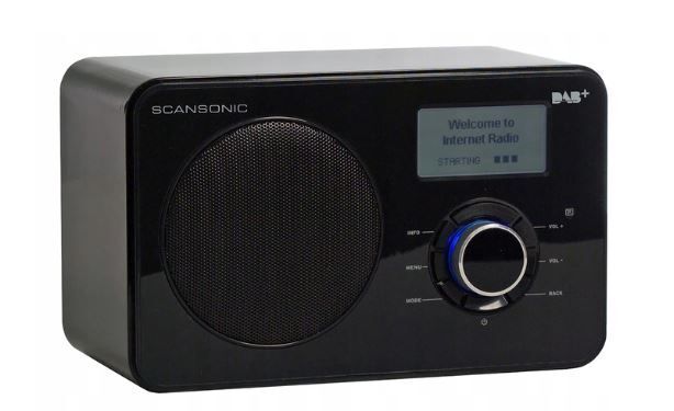 Scansonic Internet Radio IN220 Black