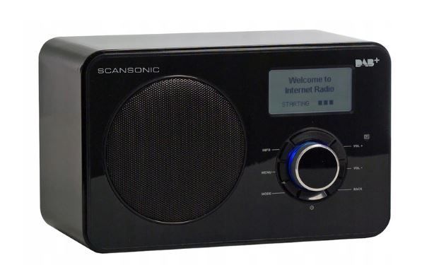 Scansonic IN220 Black Internet Radio - 5705656475909