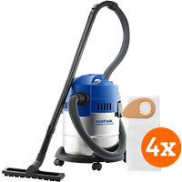 Nilfisk Buddy II 18 Inox + Stofzuigerzakken (4x)
