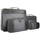 Tasmanian Tiger TT Mesh Pocket Set XL 7284-021, Titan Grey, vierdelige organizerset