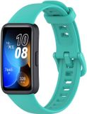 By Qubix Qubix - Siliconen bandje met gesp - Turquoise - Geschikt voor Huawei Band 10 / 9 / 8