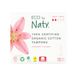 Naty tampons Normal, 100% biologisch katoen, Regular flow, 18 stuks