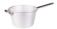 Pentole Agnelli Ketel voor polenta - Aluminium - 5 mm - Zilver