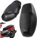 Set de 2 supports de selle de moto, supports de selle de scooter élastiques, protection solaire et anti-pluie imperméable, support de selle universel pour scooters électriques et motos