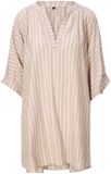 LingaDore Tuniek Dark beige stripe