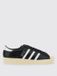 adidas Superstar CrocEmbossed Leather Sneakers - Black