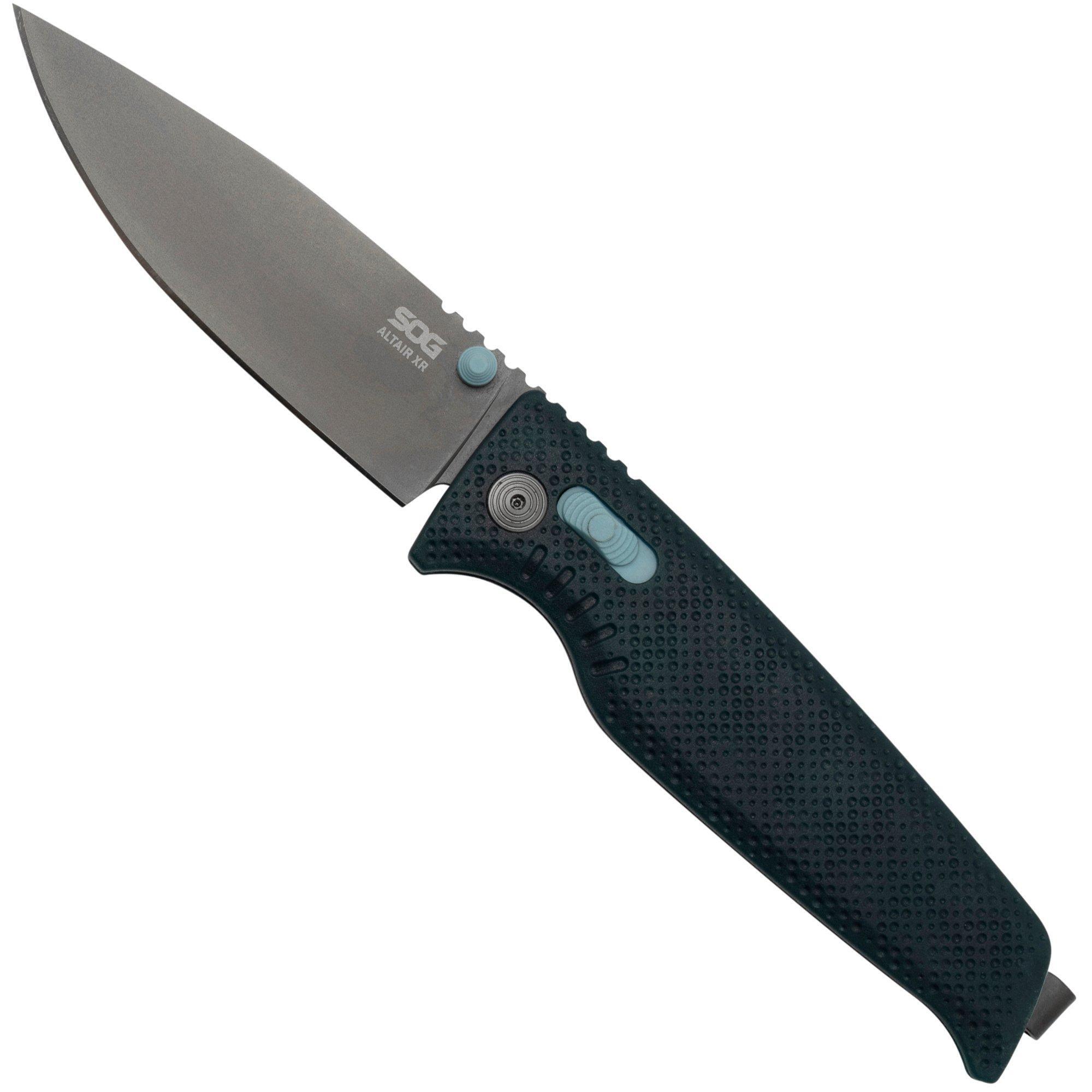 SOG Altair XR Squid Ink Black Stone Blue 12-79-01-57 zakmes