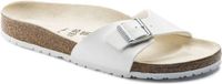 Birkenstock Madrid white regular Birko-Flor