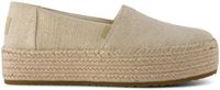 TOMS Valencia espadrilles gold