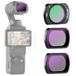 NEEWER ND- en CPL-filterset voor Pocket 3 (3 stuks), ND4 ND8 CPL, magnetische polarisatiefilter met neutrale dichtheid, met meerlaags HD-optisch glas, compatibel met DJI Osmo Pocket 3 Creator Combo,