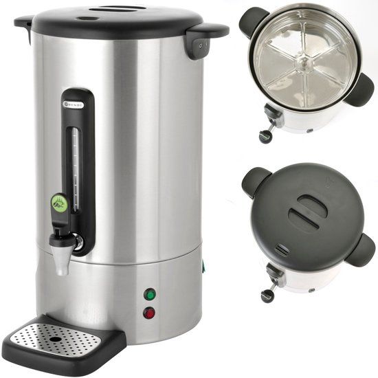 HENDI Percolator – 14L – roestvast staal – non-drip kraan – automatische warmhoudfunctie