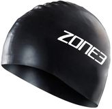 Zone3 Siliconen badmuts Zwart Unisex