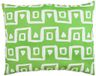 BonaMaison Decoratieve kussensloop, benzine groen-wit werpkussens, decoratieve kussenslopen voor woonkamer, bank, slaapkamer, maat: 45x60 cm - ontworpen en vervaardigd in Turkije