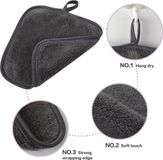 Microvezeldoekje pour le retrait de maquillage, doux chiffon de nettoyage pour le visage, gant de toilette absorbant, lingettes cosmétiques