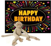 Happy Horse knuffel aap - 85 cm