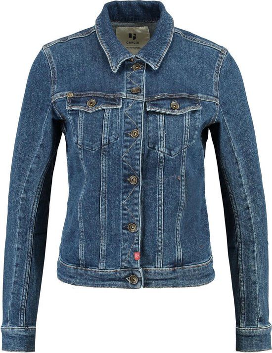 GARCIA Sofia Denim Jacket Women Blue - Size XS
