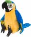Wild Republic Papegaai Knuffel 30 cm Geel Blauw