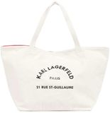 KARL LAGERFELD RSG CANVAS SHOPPER Lichtbruin Stof