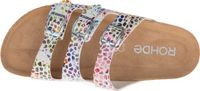 Rohde 5620 08 Slippers Wit Multi Leer Dames