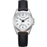 Citizen EC1180-14A Horloge - Leer - Zwart - Ø 29 mm