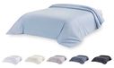 Todocama Dekbedovertrek van microvezel, extra zacht, lichtblauw, bed 105/120-180 x 220 cm