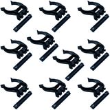 cyclingcolors 10 x clip voor schroeven om vast te schroeven, dennenstaart, kunststof, meubelvoet, 28 mm, 34 mm, keuken, badkamer (diameter 28 mm (om te schroeven))