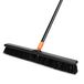 TreeLen 24 inch Push Bezem Outdoor Heavy Duty Floor Scrub Borstel met Lange Handvat Stijve Borstelharen Bezem voor Patio Yard Garage Dek Oprit Concrete Vloer Reiniging