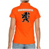 Bellatio Decorations Shoppartners Bv Scheidsrechter Holland supporter poloshirt - dames - oranje met leeuw - Nederland fan / EK / WK polo shirt / kleding XS