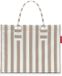 Reisenthel Daily Shopper - Schoudertas - 14L - Summerstripes Coffee Zand