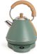 CREATE Elektrische waterkoker 1 L met temperatuurregeling - Sage - KETTLE RETRO PRO