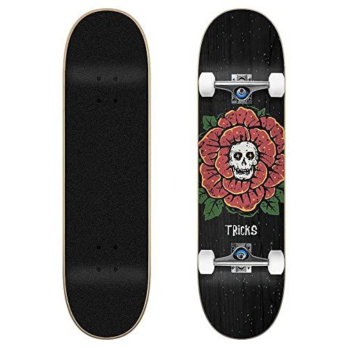 Tricks Roze Complete Skateboard - 19.9 x 80.9 cm - Unisex - Multicolor - Adults