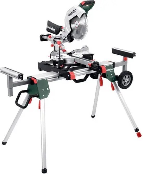 Metabo Afkortzaag KGS 216 M met trekfunctie | nieuwste model + KSU 251 onderstel - 691213000