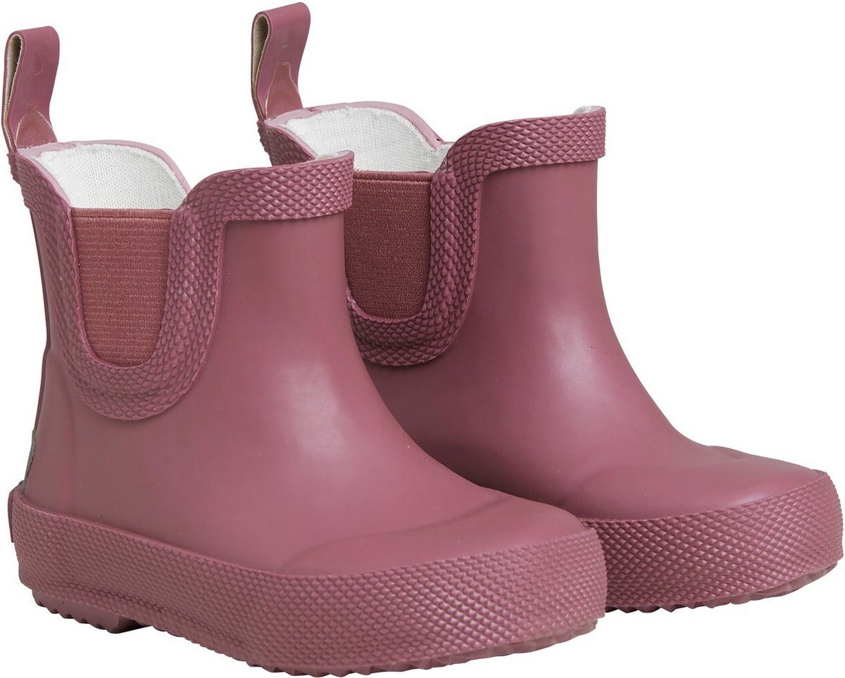 CELAVI - Basic regenschoenen voor kinderen - Solid - Rozebruin - maat 22EU