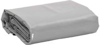 vidaXL Zeil Grijs Canvas met PVC-coating 4 x 5 m