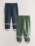 Next - Jongens - Set van 2 waterdichte broeken - Blauw