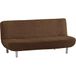 ECOMMERC3 Bankhoes voor 3-zits, elastisch, jacquard, bruin