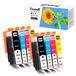 HP 8 x 364XL Cartouches d'encre Compatibles avec Diverses Imprimantes