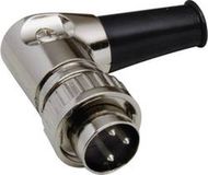 DIN BKL Electronic 0202022 DIN-connector Stekker, haaks Aantal polen: 3 Zilver 1 stuk(s)