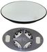 TarosTrade Spiegelglas Rechts = Links voor MINI COOPER Mini 2001.6-2007.7