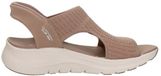 Skechers Slip-Ins: Arch Fit 2.0 Sandal Sandalen Plat - Middelbruin - Maat 41