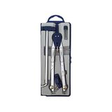 Artway Kompas met verlengarmbalk en penbevestiging, helder, grijs, blauw