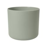 elho B.for Soft Rond 18 - Pot de fleurs d'intérieur - 100% plastique recyclé - Ø 18.3 x H 16.7 cm - Vert pierre
