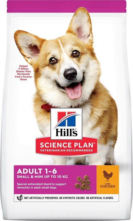 Hill, S. Hill's Science Plan - Adult - Small & Miniature - 3 kg - Hond - Kip