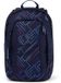 Satch sac à dos d'écolier avec compartiment pour ordinateur portable Air Purple Laser bleu foncé