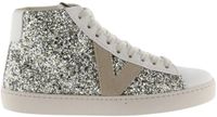 Victoria Dameslaarzen Victoria Berlin Glitter & Piel Zilver