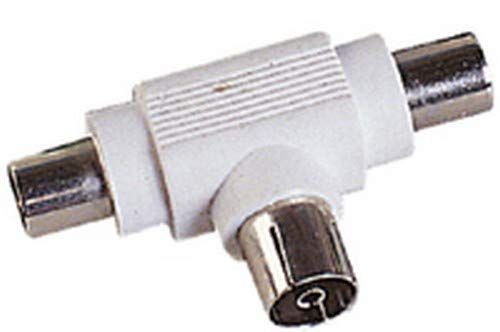 Gefom Te de Derivation TV 2 stekker + 1 bus D9,52 mm