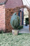 Nature - Winterhoes - 300 x Ø250cm - groen - afdekhoes - met rits