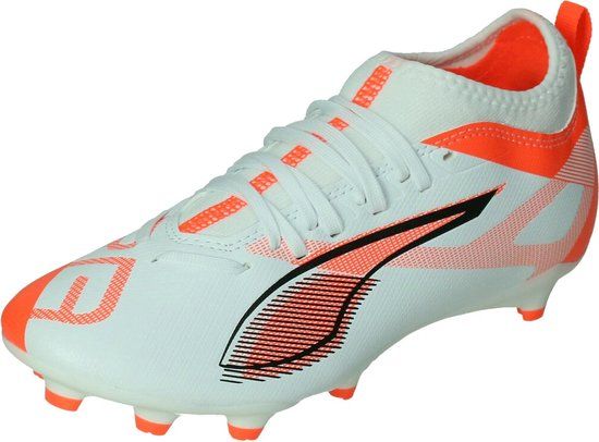 Puma Ultra 5 Match Fg/Ag Jr Voetbalschoenen Kinderen Unisex Wit