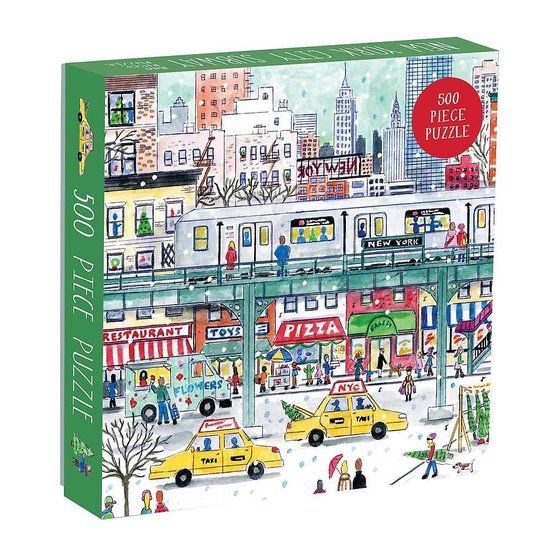Galison Michael Storrings New York City Subway 500 Piece Puzzle